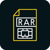 Rar  Vector Icon Design