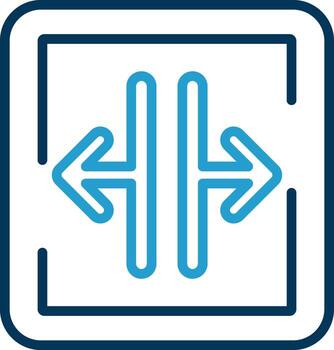 Width Vector Icon Design