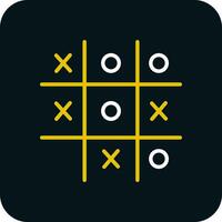 Tic Tac Toe  Vector Icon Design