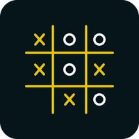 Tic Tac Toe  Vector Icon Design