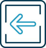 Left Arrow Vector Icon Design