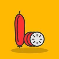 Cucumber Vector Icon Design