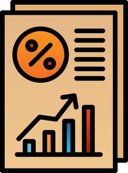 Chart Vector Icon Design