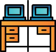 Work Space Vector Icon Design