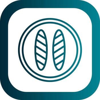 Baguette Vector Icon Design