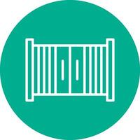 Gate Vector Icon Design