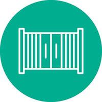 Gate Vector Icon Design