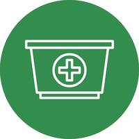 First Aid Kit Vector Icon Design