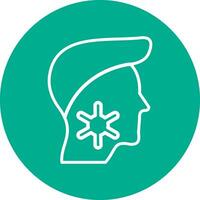 Throat Infection Vector Icon Design