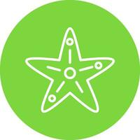 diseño de icono de vector de estrella de mar