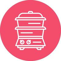 Steamer Vector Icon Design