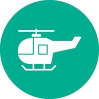 Helicopter Vector Icon Design