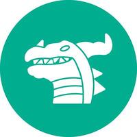 diseño de icono de vector de dragón