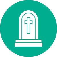 Tomb Vector Icon Design