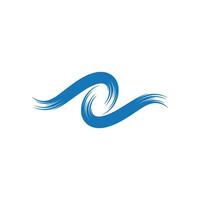 Water wave icon vector