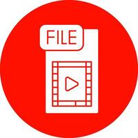 Video FIle Vector Icon Design