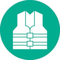 Life Jacket Vector Icon Design