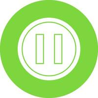 Pause Vector Icon Design