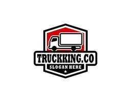 Semi truck logo. Trucking Company Logo. Premium Logo Vector