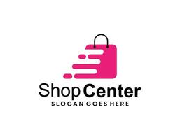 shopping cart business online logo vector