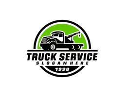 tow truck vector icon logo design