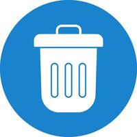 Dustbin Vector Icon Design