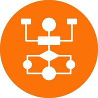 Flow Chart Vector Icon Design