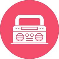 Boombox Vector Icon Design