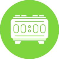 Digital Alarm Vector Icon Design