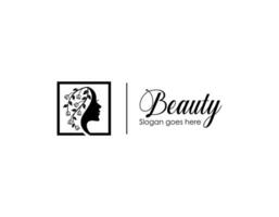 Luxury gradient beauty woman logo and business card design vector template. Logo can be used for icon, brand, identity, spa, feminine, and business company