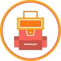 Backpack Vector Icon Design