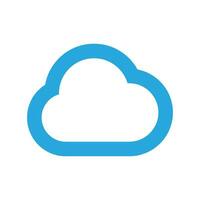 Cloud template vector