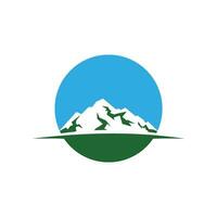 Mountain icon Logo vector