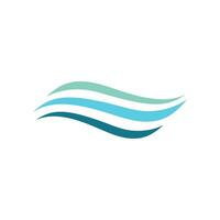 Water wave icon vector