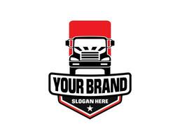 Truck Logo, cargo logo, delivery cargo trucks, Logistic vector