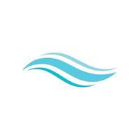 Water wave icon vector