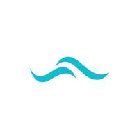 Water wave icon vector