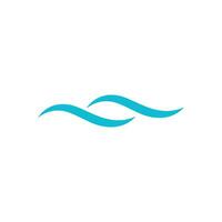 Water wave icon vector