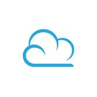 Cloud template vector