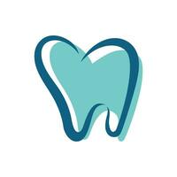 Ilustración de vector de plantilla de logotipo dental