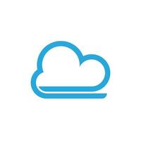 Cloud template vector