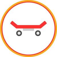 Skateboard Vector Icon Design