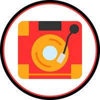 Turntable Vector Icon Design