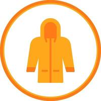 Raincoat Vector Icon Design