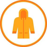 Raincoat Vector Icon Design