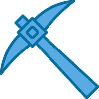 Pickaxe Vector Icon Design