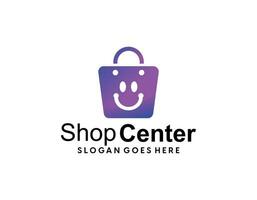 Online Shop Logo designs Template. Illustration vector graphic of shopping cart and shop bag combination logo design concept