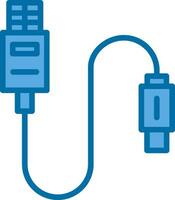 Usb Cable Vector Icon Design