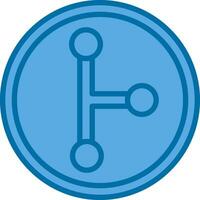 Merge Vector Icon Design