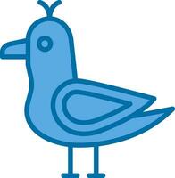 Seagull Vector Icon Design